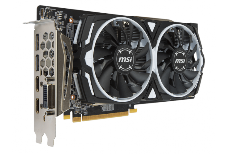 MSI Radeon RX 580 ARMOR OC 8GB GDDR5 HDMI DP Laurem