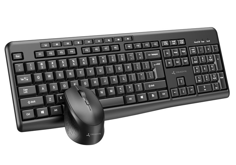 Nowy Bezprzewodowy Zestaw Biurowy Triadyn BELI Klawiatura YMIR i Mysz LOGE