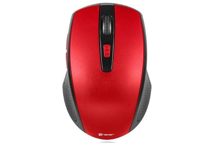Nowa MYSZ TRACER DEAL RED RF NANO 1600DPI USB Bezprzewodowa Czerwona
