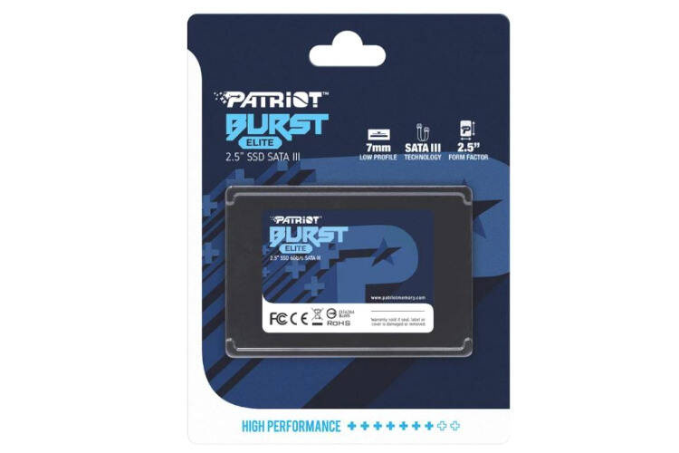 Nowy Dysk SSD Patriot Burst Elite 480GB SATA III 2,5" 7mm