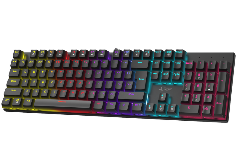 Gamingowa Klawiatura Mechaniczna Triadyn PLAY TAYGETE RGB Red Switches