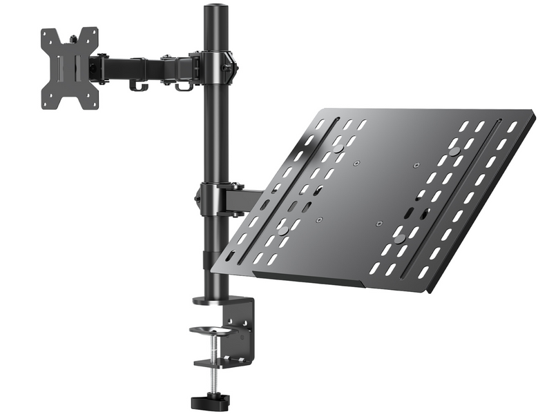 Uchwyt Biurkowy Triadyn DuoMount na Monitor i Laptopa TRD-BLK-2ST-13"-32"