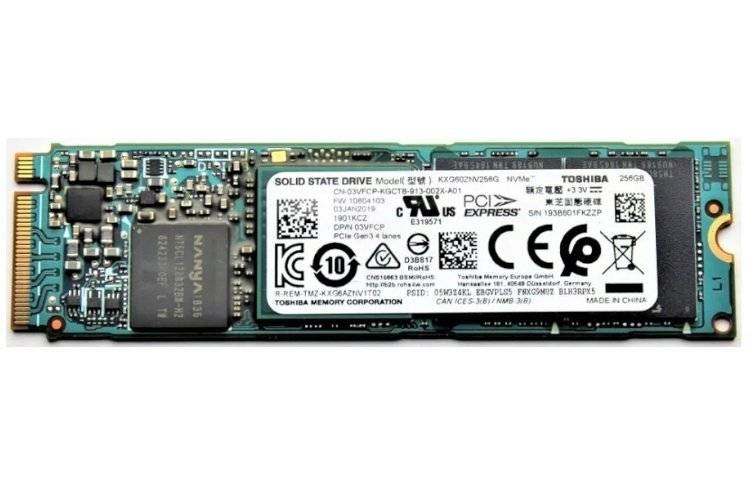 Dysk SSD Toshiba XG6 KXG60ZNV256G 256GB M.2 2280 NVMe | Laurem