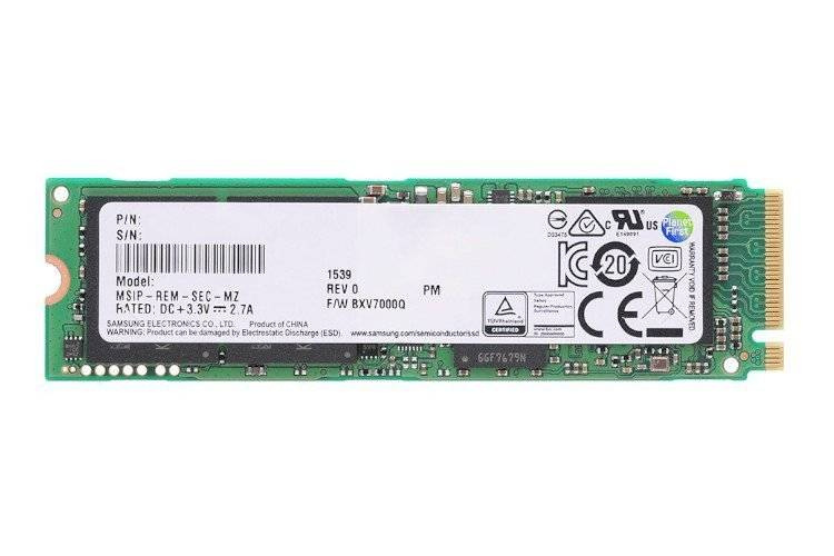 DYSK SSD SAMSUNG PM961 256GB M.2 2280 NVMe PCIe