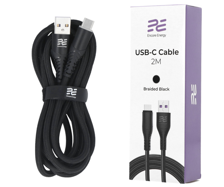 Kabel Encore Energy USB-A USB-C przewód USB do ładowania i wysyłania danych