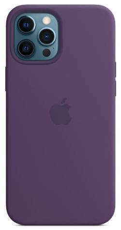 Oryginalne Silikonowe Etui do Apple iPhone 12 Pro Max Amethyst
