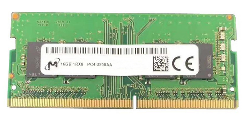 Pamięć RAM Micron 16GB DDR4 3200MHz PC4-3200AA SODIMM MTA8ATF2G64HZ-3G2E1