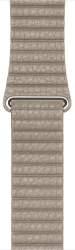 Oryginalny Pasek Apple Watch Leather Loop Stone 42mm rozmiar L